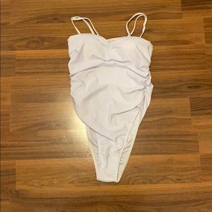 SOLD - White One Piece Swimwear